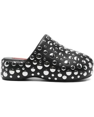 Simon Miller Studded Bubble Clogs - Black