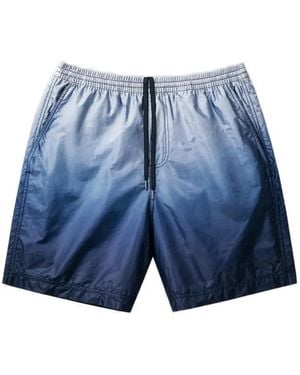 True Tribe Gradient-Effect Swim Shorts - Blue