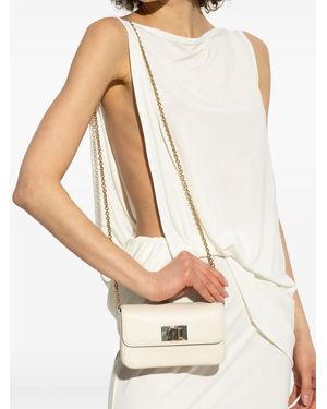 Furla 1927 Chain-Strap Mini Bag - White