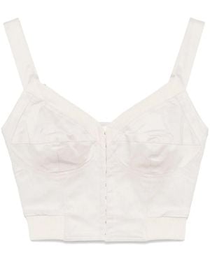 Elena Velez Bikinioberteil Mit Bustier - Weiß