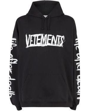 Vetements World Tour Hoodie - Black