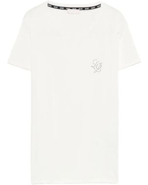 Liu Jo Logo-Detail T-Shirt - White