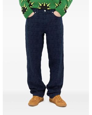 AWAKE NY Logo-jacquard Jeans - Blue