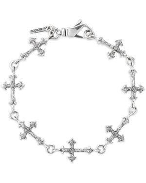 Emanuele Bicocchi Rose Multi-Cross Bracelet - White
