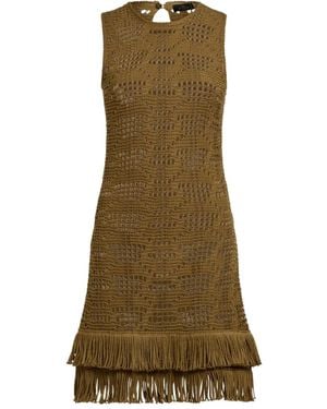Etro Knitted Midi Dress - Green