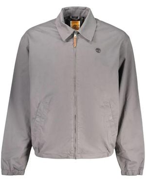 Timberland Veste Zippée À Logo Brodé - Grey