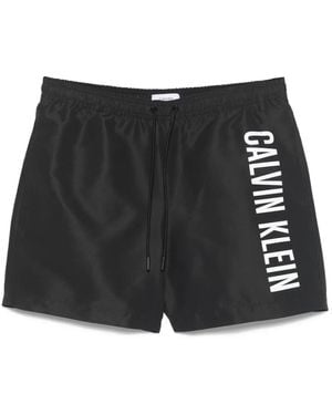 Calvin Klein ロゴ トランクス水着 - ブラック
