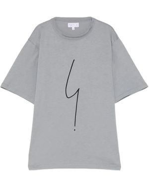 agnès b. Point D Ironie T-Shirt - Gray