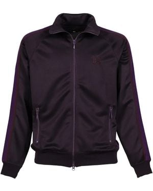 Needles Embroidered-Logo Track Jacket - Blue
