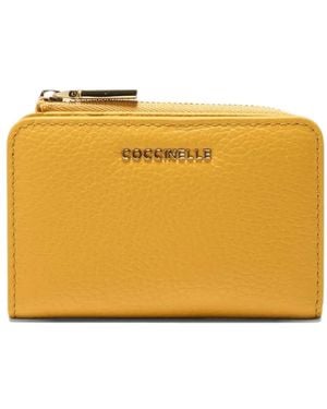 Coccinelle Leather Cardholder - Yellow