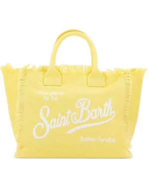 MC2 Saint Barth Borsa Tote Con Stampa - Giallo