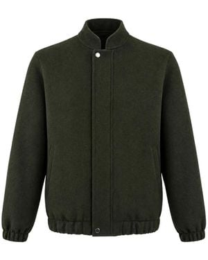 Franzese Collection Rolls Royce Reversible Bomber Jacket - Green