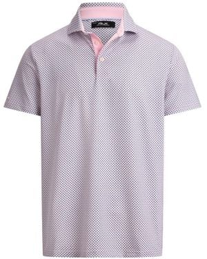 Ralph Lauren Patterned Polo Shirt - Purple
