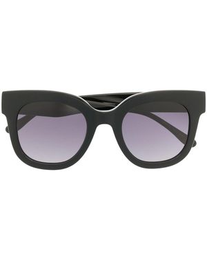 Lancel Ninon Logo-Print Sunglasses - Black