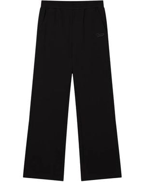Chocoolate Jogginghose mit Logo-Stickerei - Schwarz