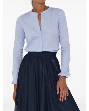 Mos Mosh Camisa Mattie Con Volantes - Azul