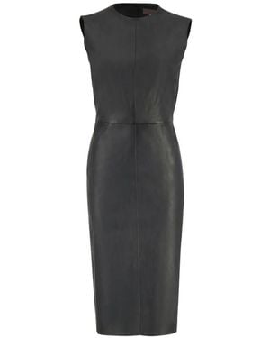 Stouls Etna Evita Lederkleid - Schwarz