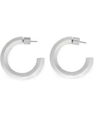 AllSaints Orecchini A Cerchio Chunky - Bianco