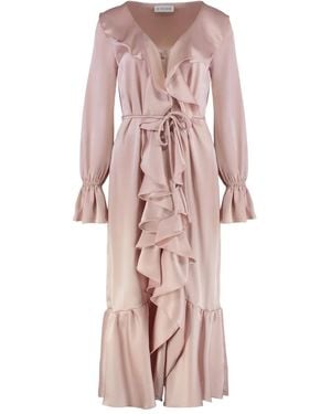 LES FILLES D'EVA ラッフル ドレス - ピンク