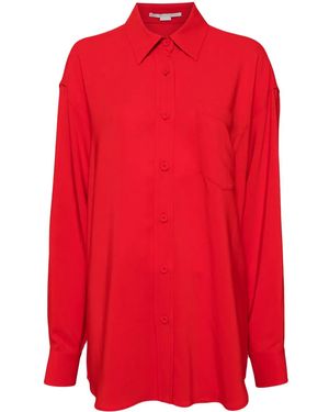 Stella McCartney Camisa iconic oversize - Rojo