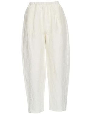 Apuntob Elastic Waist Trousers - White