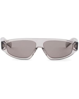 Prada Lunettes De Soleil À Monture Géométrique - Gris