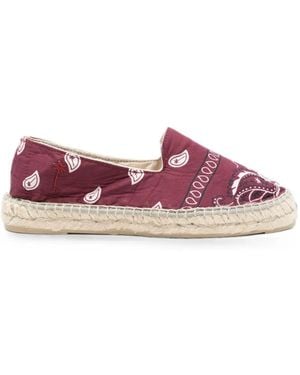 Manebí Paisley-Print Espadrilles - Purple