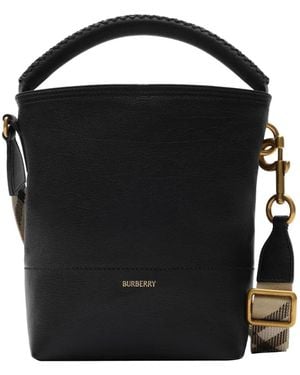 Burberry Mini B Clip Bucket Bag - Black