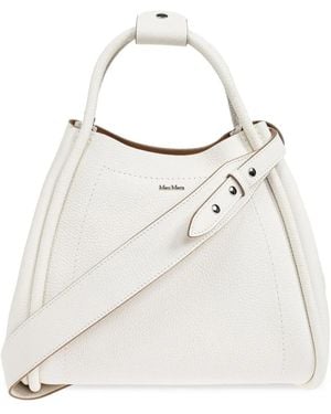 Max Mara Bolso shopper Marine pequeño - Blanco