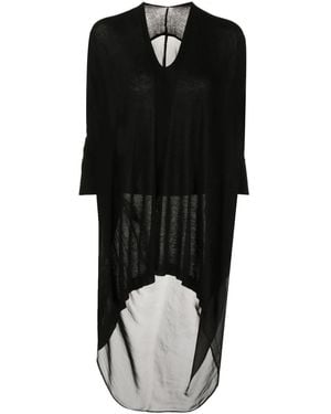 Masnada V-Neck Long-Sleeve Blouse - Black