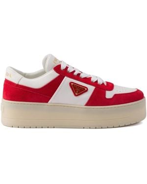 Prada Downtown Bold Sneakers - Rot