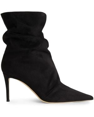 Giuseppe Zanotti 85Mm Yunah Slouchy Boots - Black