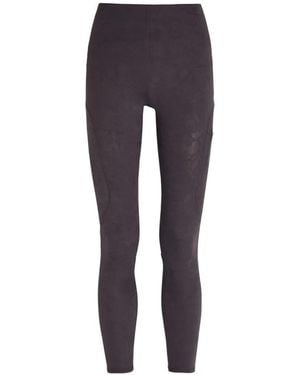 adidas By Stella McCartney Floral-Pattern Performance Leggings - Blue