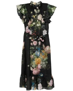 Cynthia Rowley Portofino Maxikleid - Schwarz