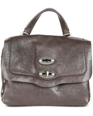 Zanellato Baby Postina Studded Tote Bag - Grey