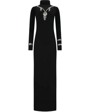 Des Phemmes Abito A Collo Alto - Nero