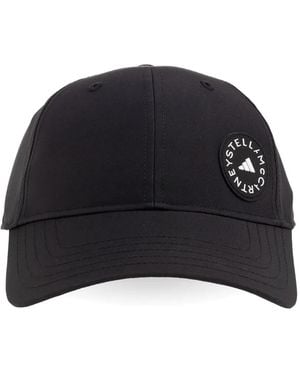 adidas By Stella McCartney X Stella Mccartney Logo-Patch Baseball Cap - Black