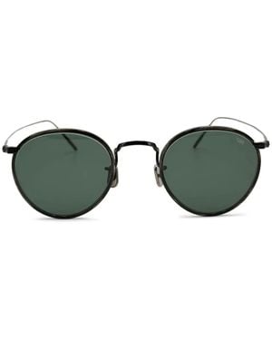 Eyevan 7285 Round-Frame Sunglasses - Green