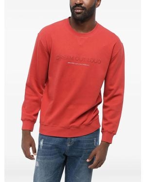 Brunello Cucinelli Sweat À Broderies - Red