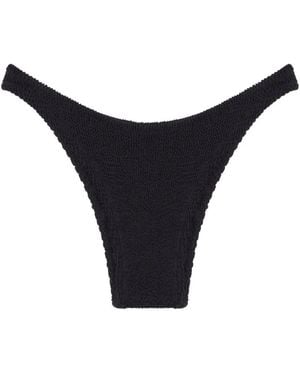 Reina Olga Ginny Textured Bikini Bottom - Blue