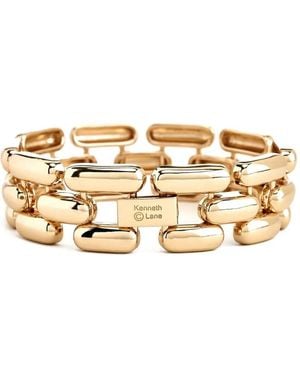 Kenneth Jay Lane Cable-Link Bracelet - Metallic