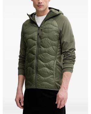 Peak Performance Helium Down Quilted Hooded Jacket - Green