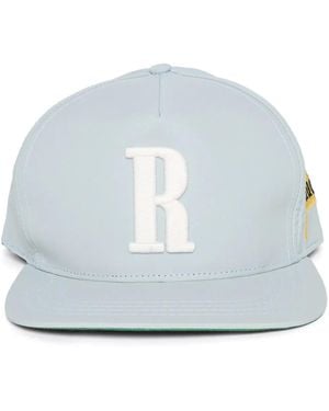 Rhude Logo-Embroidered Cotton Cap - Grey