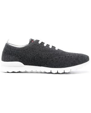 Kiton Knitted Low-Top Trainers - Black
