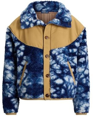 Polo Ralph Lauren Tie-Dye Fleece Jacket - Blue