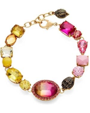 Kurt Geiger Bracciale Eagle Head Con Cristalli - Rosa