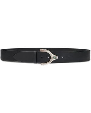 Fortela Suzi Buckle Belt - White