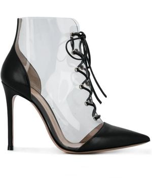 Gianvito Rossi Stivali Con Decorazione - Bianco