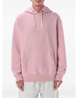 Champion Logo-patch Hoodie - ピンク