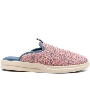Lusso Knitted Slippers - ピンク